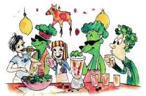 "Illustration from Jolene, Adventures of a Junk Food Queen by Catharine Kaufman" 